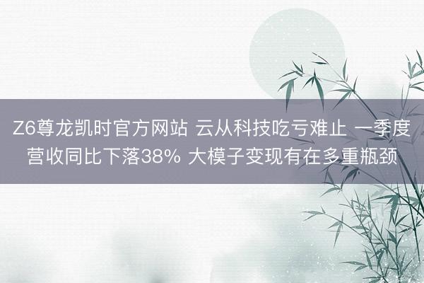 Z6尊龙凯时官方网站 云从科技吃亏难止 一季度营收同比下落38% 大模子变现有在多重瓶颈