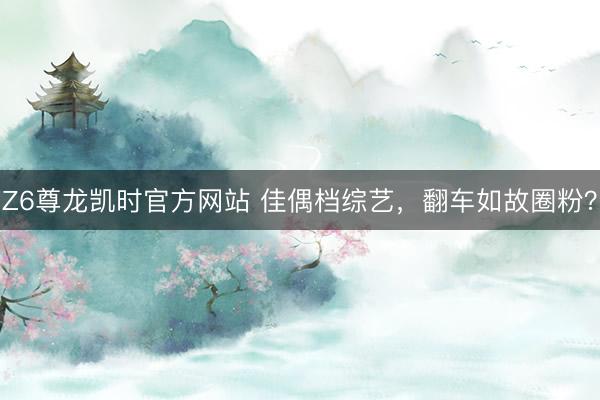 Z6尊龙凯时官方网站 佳偶档综艺，翻车如故圈粉？