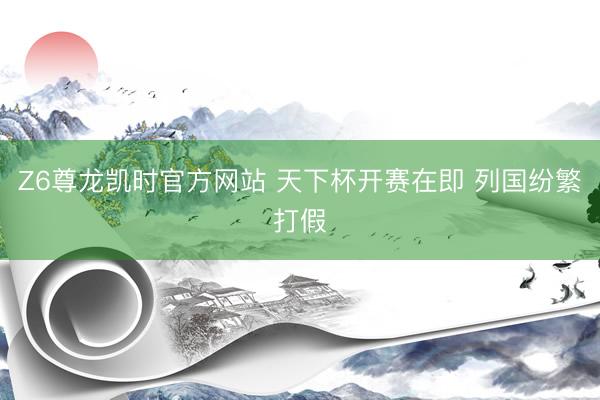 Z6尊龙凯时官方网站 天下杯开赛在即 列国纷繁打假