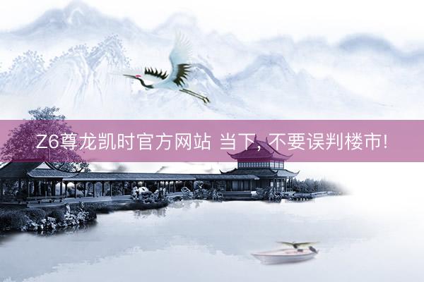 Z6尊龙凯时官方网站 当下, 不要误判楼市!